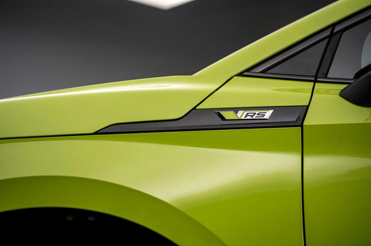 Skoda Enyaq Coupe vRS badge